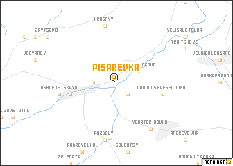 map of Pisarevka