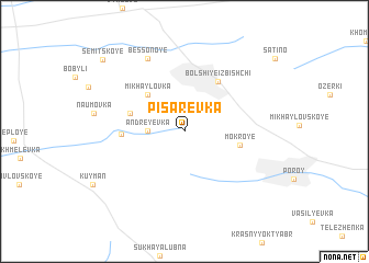 map of Pisarevka