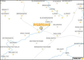 map of Pisarevka