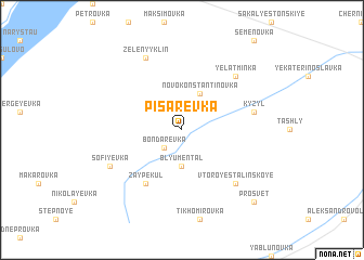 map of Pisarevka