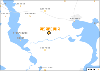 map of Pisarevka