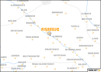 map of Pisarevo