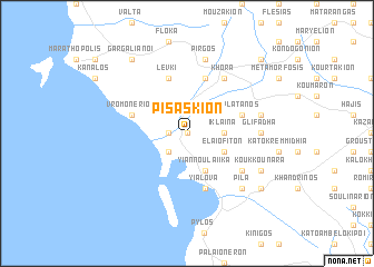 map of Pisáskion