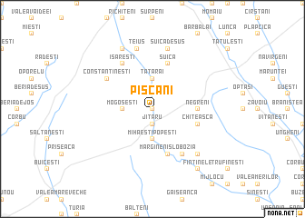 map of Piscani