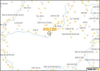 map of Piscan