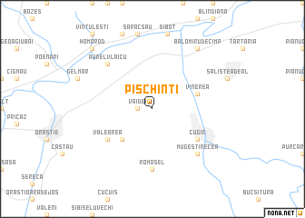 map of Pişchinţi