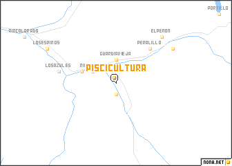 map of Piscicultura