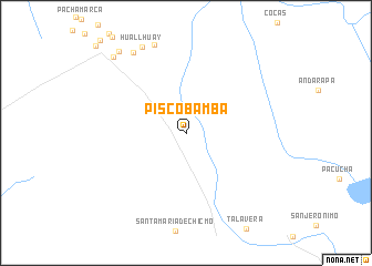 map of Piscobamba