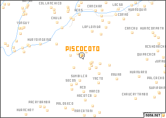 map of Piscocoto