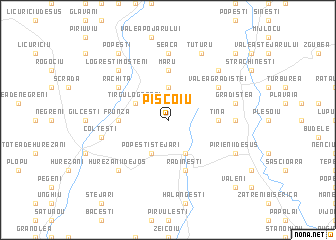 map of Piscoiu