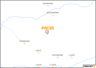map of Piscos