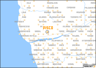 map of Pisco