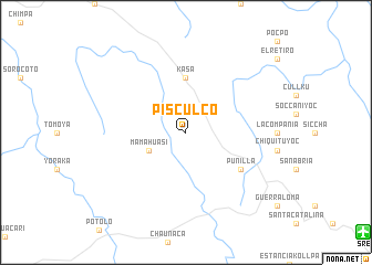 map of Pisculco