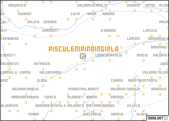 map of Pisculeni pînă în Gîrlă