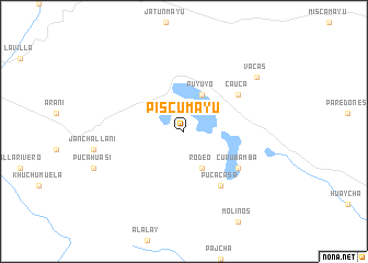 map of Piscumayu