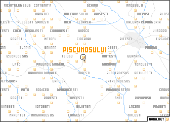 map of Piscu Moşului