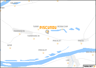 map of Piscu Nou
