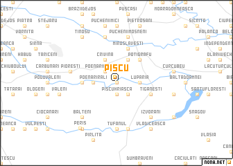 map of Piscu