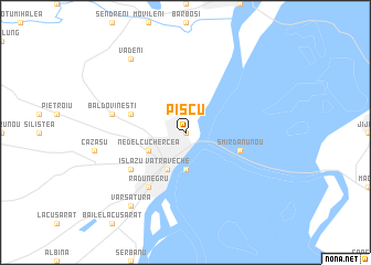 map of Piscu