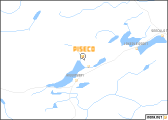 map of Piseco