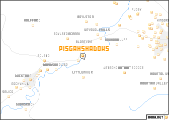 map of Pisgah Shadows