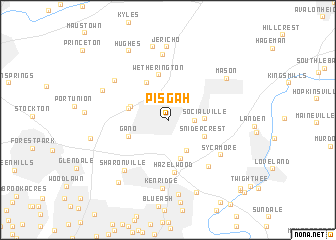 map of Pisgah