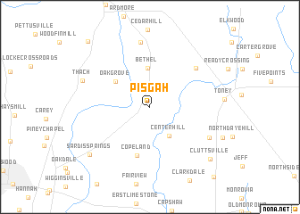 map of Pisgah