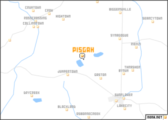 map of Pisgah