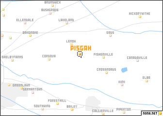 map of Pisgah