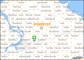 map of Pi-shan-yen