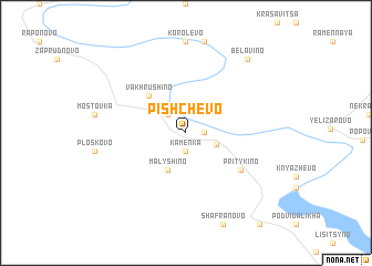 map of Pishchëvo