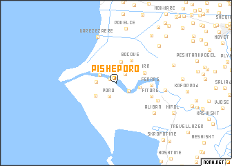 map of Pishë-Poro