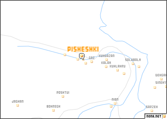 map of Pīsheshkī