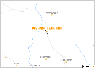 map of Pīsh Mant-e Kahūr