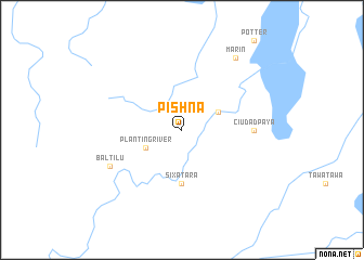 map of Pishna