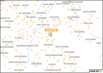 map of Pīshvā