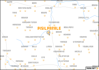 map of Pisilparalé