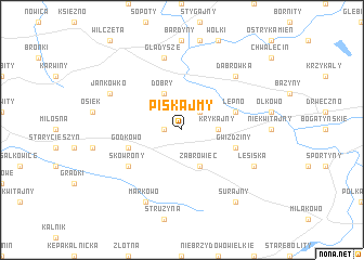 map of Piskajmy