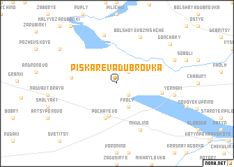 map of Piskarëva-Dubrovka