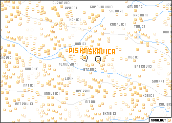 map of Piskavica