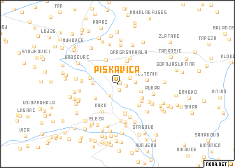 map of Piskavica