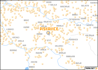 map of Piskavice