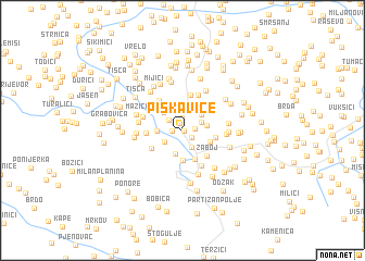 map of Piskavice