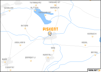 map of Piskent