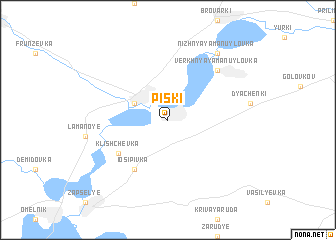 map of Piski