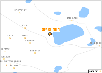 map of Pisklovo