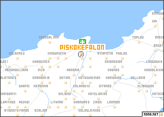 map of Piskokéfalon