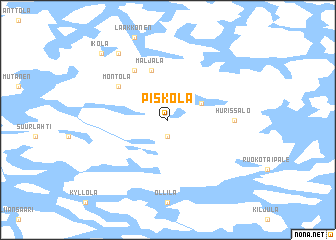 map of Piskola