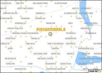 map of Piskornia Mała