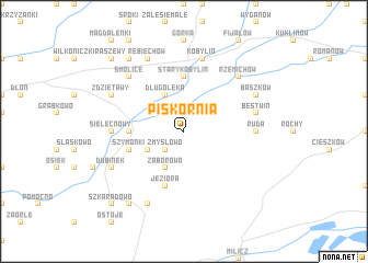 map of Piskornia